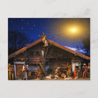 het briefkaart van de Manger