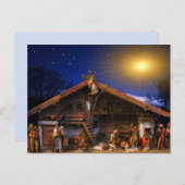 het briefkaart van de Manger (Voorkant / Achterkant)