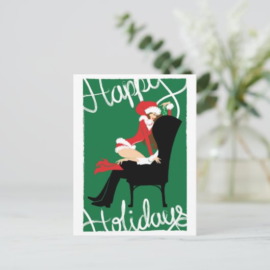 Het briefkaart van de maretak (Staand voorkant)