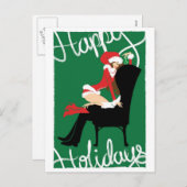 Het briefkaart van de maretak (Voorkant / Achterkant)