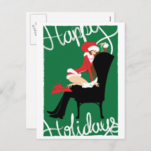 Het briefkaart van de maretak (Voorkant / Achterkant)