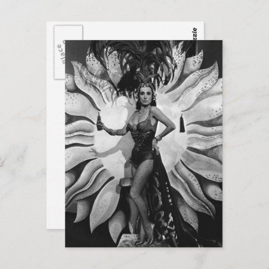 Het Briefkaart van de Meisjes van het refrein - (Voorkant / Achterkant)