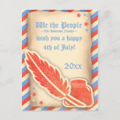 Het Briefkaart van de Mensen van 4 juli (Voorkant)