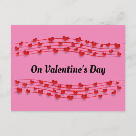 Het Briefkaart van de Muzieknoten van het hart