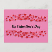 Het Briefkaart van de Muzieknoten van het hart (Voorkant)