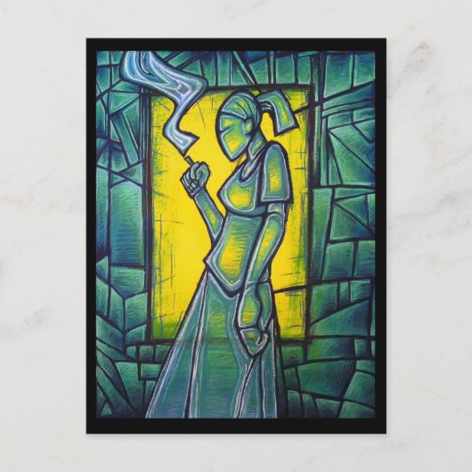 Het Briefkaart van de Onderbreking van de rook (Voorkant)