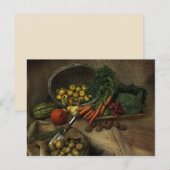 het briefkaart van de oogst (Voorkant / Achterkant)