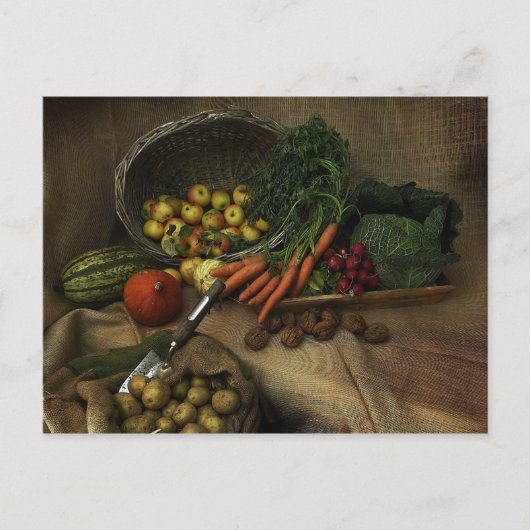 het briefkaart van de oogst (Voorkant)