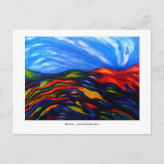 Het BRIEFKAART van de opgetogenheid