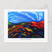 Het BRIEFKAART van de opgetogenheid (Voorkant)