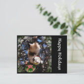 Het Briefkaart van de Opossum van de Vakantie van (Staand voorkant)