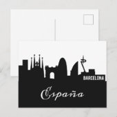 Het briefkaart van de Oriëntatiepunten van (Voorkant / Achterkant)