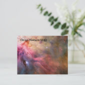 het briefkaart van de orionnevel (Staand voorkant)