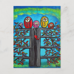 Het Briefkaart van de Owl Familie II