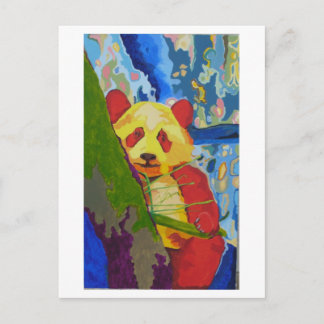 Het briefkaart van de Panda van de pop