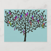 Het briefkaart van de papegaaiboom (Voorkant)