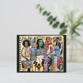 Het Briefkaart van de Perzik van Killa (Staand voorkant)