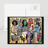 Het Briefkaart van de Perzik van Killa (Voorkant / Achterkant)