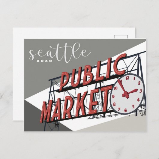 Het Briefkaart van de Plaats van de Snoeken van (Voorkant / Achterkant)