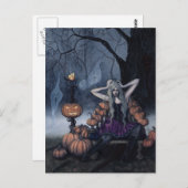 Het briefkaart van de pompoenkoningin (Voorkant / Achterkant)