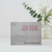 Het Briefkaart van de Post van de Lucht van (Staand voorkant)