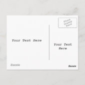 Het Briefkaart van de Post van de Lucht van (Achterkant)