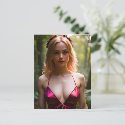 Het Briefkaart van de prom-meisjes (Staand voorkant)