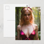 Het Briefkaart van de prom-meisjes (Voorkant / Achterkant)