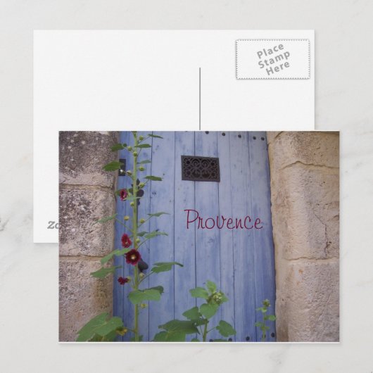 Het briefkaart van de Provence (Voorkant / Achterkant)