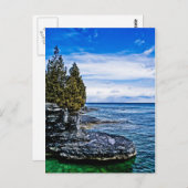 Het Briefkaart van de Provincie van de deur, het (Voorkant / Achterkant)