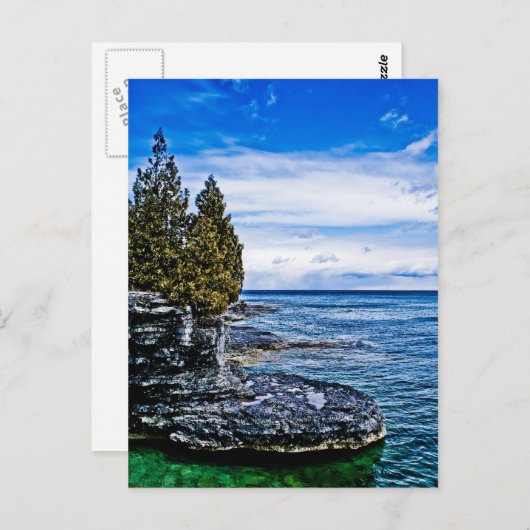 Het Briefkaart van de Provincie van de deur, het (Voorkant / Achterkant)