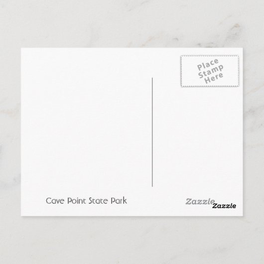 Het Briefkaart van de Provincie van de deur, het (Achterkant)