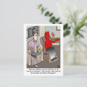 Het Briefkaart van de Psychiatrist van de Duivel (Staand voorkant)