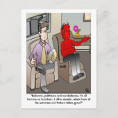Het Briefkaart van de Psychiatrist van de Duivel (Voorkant)