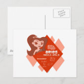 Het Briefkaart van de Ram (Voorkant / Achterkant)