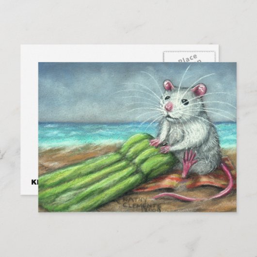 Het Briefkaart van de Ratband (Voorkant / Achterkant)