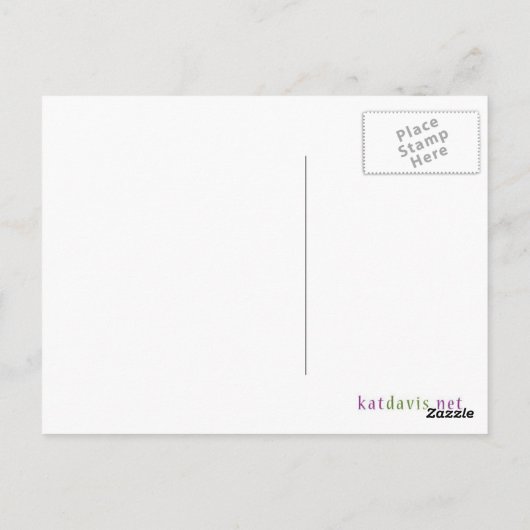 Het Briefkaart van de Reiziger van de wereld (Achterkant)