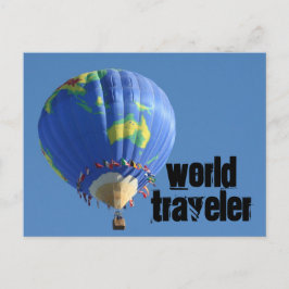 Het Briefkaart van de Reiziger van de wereld