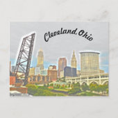 Het Briefkaart van de Riverview van de Curve van d (Voorkant)