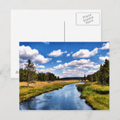 Het briefkaart van de rivier (Voorkant / Achterkant)