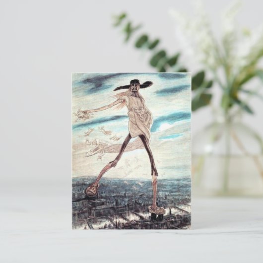 Het briefkaart van de satanische zusters (Staand voorkant)