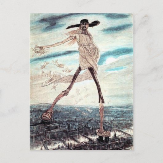 Het briefkaart van de satanische zusters (Voorkant)