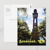 Het Briefkaart van de savanne (Voorkant / Achterkant)