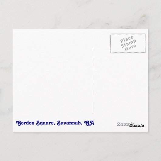 Het Briefkaart van de savanne (Achterkant)