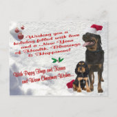 Het Briefkaart van de Scène van de Sneeuw van (Voorkant)