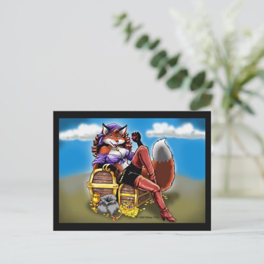 Het Briefkaart van de schat (Staand voorkant)