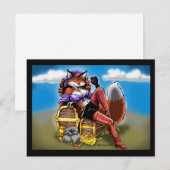 Het Briefkaart van de schat (Voorkant / Achterkant)