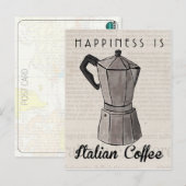 Het Briefkaart van de Schets van de reis: De (Voorkant / Achterkant)