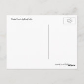 Het Briefkaart van de Schoonheid van de winter (Achterkant)