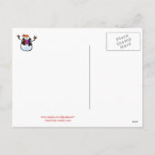 Het Briefkaart van de Sneeuwman van de (Achterkant)